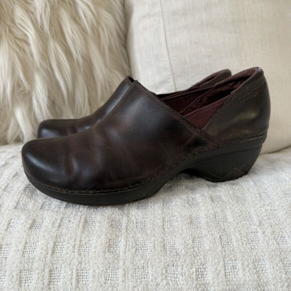 Patagonia Women's Better Clog Size 8.5 Brown Leather Slip On Rubber Outsole - Picture 7 of 11